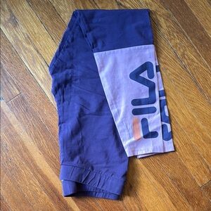 Fila Purple and Pink Leggings for Active Style